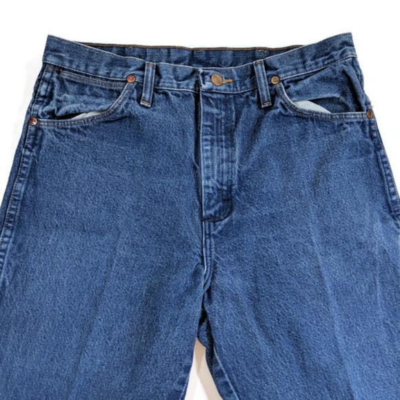 Vintage Men's Wrangler Straight Leg Jeans 34x32 - Picture 2 of 8